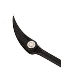 Close-up of 16 Inch Indexable Pry Bar With 11 Position Adjustable Head For Tight Spots, showing curved tip and locking mechanism.