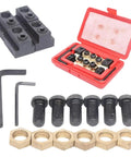 5/8 Inch T-Slot Eccentric Clamps Copper Kit Stud For Cnc Milling Machine Work Table With Cam Mechanism Design components