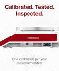 Side view of Industrial Counting Scale For Small Parts With 30 Kg 0.5 G Precision, branded fristadenlab, recommended yearly calibration.