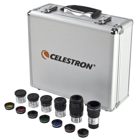 NexStar Evolution 8 Schmidt-Cassegrain Telescope With Built-In WiFi GoTo Mount Bundle Eyepiece And Filter Kit with aluminum carry case