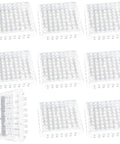 Clear Square Spiked Furniture Caster Cups, 8 Pack Carpet Protectors For Chairs, Sofas, Tables And Cabinets, Made Of Resin