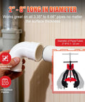 Pipe Clamp Two To Six Inches Quick Release T Handle Welding Alignment Tool with adapter for pipes and flanges