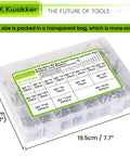 1040 Piece M4 Screws Nuts Bolts Kit 4mm To 45mm 304 Stainless Steel Hex Socket Head Cap Screws And Nuts Set organizer box