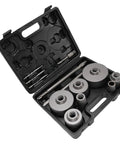 Heavy Duty Hole Saw Set For Concrete Wall Drilling With Efficient Tungsten Steel Bits And Dust Ventilation System, case open