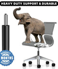 5.5 Inch Adjustable Office Chair Gas Lift Cylinder Replacement With Universal Fit For Most Chairs, elephant on chair