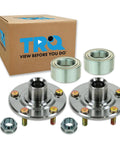 Front Wheel Bearing And Hub Kit 2 Piece Direct Fit OE Replacement For Acura CL RSX TL Honda Accord CR V Element Includes Two Bearings And Two Hubs Drop In Ready product image