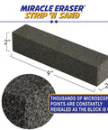 Strips N Sand Paint Remover Blocks 18 Pack For Cabinets And Furniture Non Toxic 9x2x2 inch block with texture detail