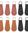10 Pack PU Leather Zipper Pulls Set Detachable Decorative Zipper Tabs For Luggage Backpacks Suitcases Jackets Purses Handbags And Tents Each Pull Measures 1.5 Inches Long And 0.6 Inches Wide Easy Install Repair Fix.