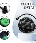 Gas Cap For Volkswagen And Audi Models 5C0201550T 5Q0201550L Direct Fit Locking Style Leak Proof Fuel Tank Cap With Rubber O Ring Seal