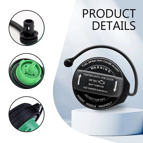 Gas Cap For Volkswagen And Audi Models 5C0201550T 5Q0201550L Direct Fit Locking Style Leak Proof Fuel Tank Cap With Rubber O Ring Seal