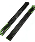 Smooth As Butter 16 Inch Push To Open Auto Rebound Soft Close Drawer Slides heavy duty black steel glide system.
