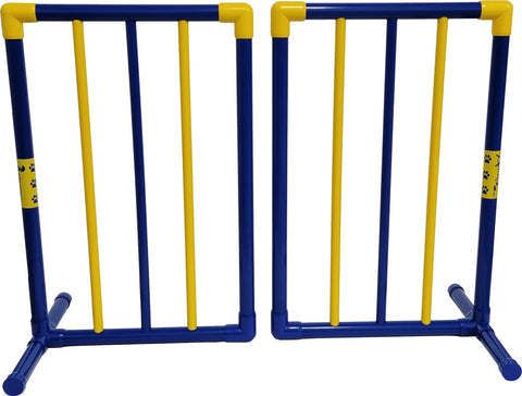 Agility Free Standing Wings For Dogs Pro Grade PVC Indoor Outdoor Obstacle Training Equipment Lightweight Yet Durable Jump
