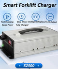 24V 50A Forklift Battery Charger With 50A 120A 175A 350A Anderson Plug For Lead Acid Batteries Ideal For Electric Forklifts