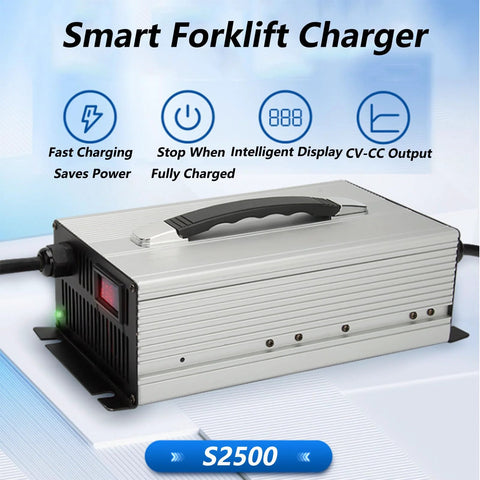 24V 50A Forklift Battery Charger With 50A 120A 175A 350A Anderson Plug For Lead Acid Batteries Ideal For Electric Forklifts