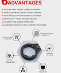 ER32 Nut Wrench For CNC Collet Chuck ER Nut Spanner Open End Or Annular Groove Design shown with black finish on informational poster