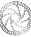 MTB Disc Brake Rotor Six Bolt 180mm Stainless Steel One Point Eight Millimeter Thick With 44mm Bolt Circle M5 Screws Included