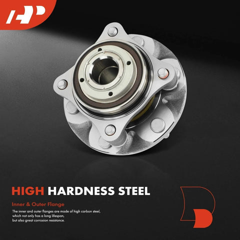 Two Front Wheel Bearing And Hub Assembly Set 6 Lug For Toyota Tacoma 2005 2015 2016 2023 4Runner 2003 2023 FJ Cruiser 2007 2014