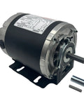 Beefed Up One Quarter HP Electric Fan Motor 1725 RPM 115V 60Hz 48 Frame Open Drip Proof Belt Drive Ball Bearing Reversible Rotation