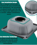 25 by 22 Inch Drop In Kitchen Sink Stainless Steel 16 Gauge Deep Single Bowl Topmount With dish grid and roll up rack
