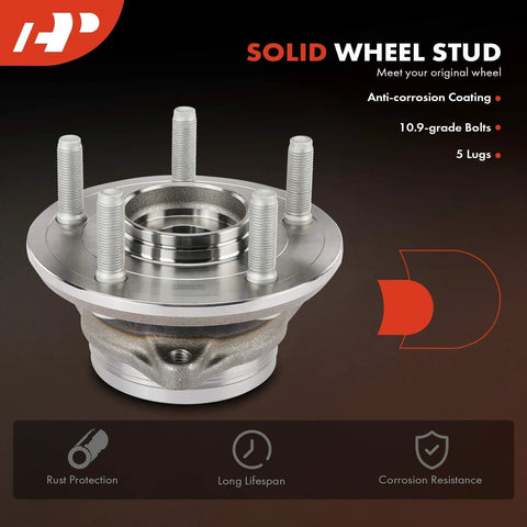 Front Wheel Bearing And Hub Assembly 5 Lug Fit For Jeep Grand Cherokee 2011-2021, Grand Cherokee WK 2022 And Dodge Durango 2011-2023