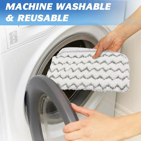 Six Pack Thickened Steam Mop Replacement Pads For S1000 Series Cleaners Durable Microfiber Mop Pads Washable