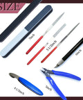Gundam Model Tool Kit 28pcs Adult Hobby Tools Set For Cars RV Planes Buildings Robots Repair And Assembly Essentials, file sizes shown