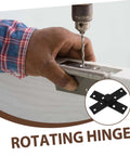 Drilling installation of heavy duty stainless steel pivot hinge for hidden secret doors, black invisible door hardware.