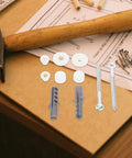 Toilet Tank Bolts And Gasket Kit Replacement Screws Set For Easy Install No Fuss Durable Toilet Hardware With Gasket Seals The Ultimate Toilet Repair Kit For Seats Tanks And Covers. Metal bolts, nuts, washers, and plastic anchors
