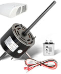 RV Air Conditioner Fan Motor With Capacitor Replacement One Third Horsepower 115 Volt 1675 RPM Two Speed 60Hz