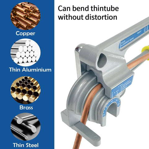 Sugoee 3 In 1 Tube Bender For Copper Brass Aluminum Pipes bending copper tube without distortion, durable design for HVAC and plumbing.