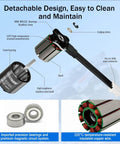Beefy 1212 3500KV Brushless Outrunner Motor With 2mm Shaft For Tiny RC Crawlers - components view including parts and bearings.