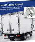 Heavy Duty Truck Door Hinge With Universal Fit For Semi Trailer Doors And Cargo Box Doors Anti Corrosion Finish And High Strength Steel For Easy Install On Your Workhorse Truck Body And Trailer Applications, rear cargo door hinge on white box truck