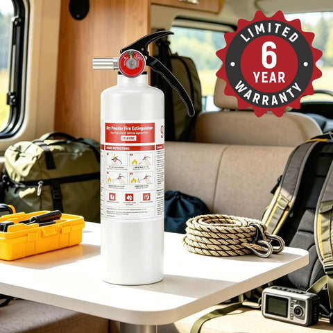 Solid Pick 2 Point 5 Lb Abc Dry Powder Fire Extinguisher With 1 A 10 B C Rating And Ansi Ul Approval Compact Carry Case Style Gear That Keeps Ya Protected No Stress Ready For Garage Boat Or Road Trip Backup Without Any Fuss