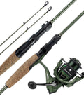 Close-up of Spartacus II Spinning Fishing Rod And Reel Combo, 7 Foot Medium Heavy Action, 3000 Size Reel, twin-tip IM6 graphite design.