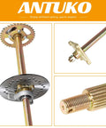 Bulletproof Rear Axle Assembly Kit For Go Kart And ATV Features Beefed Up Shafts Four Hole Wheel Hub, sprocket and brake detail.