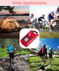 Must Have Waterproof Emergency Kit For Boating And Outdoor Adventures with top roll storage, red PVC bag, in outdoor settings