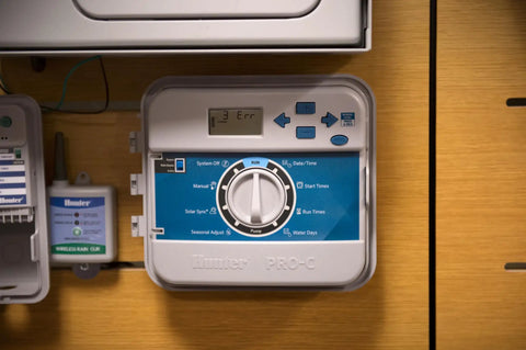Control panel for Wireless Rain Sensor System With Automatic Sprinkler Shutoff Mounts To Gutter Or Wall Compatible With Most Irrigation Controllers