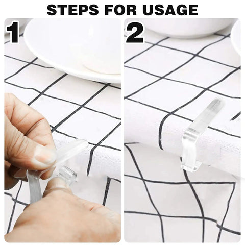 Example of using 48 Pack Clear Tablecloth Clips For Outdoor Picnics And Parties Keep Your Tablecloth Flat And Wrinkle Free No Slips Clips Hold Down Skirt Clip On Patio Tables Durable Plastic Clips For Event Use No Sweat.