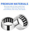 Two Pack RC061008 One Way Needle Roller Bearing Set With Three Eighths Inch Inner Diameter and Five Eighths Inch Outer Diameter