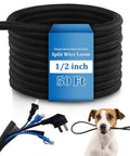 Built Tough For Your Ride 50 Ft Split Wire Loom Tubing Flame Retardant Braided Cable Sleeving 1/2 inch size for automotive use.