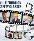 Fifty Pack Tough As Nails Safety Glasses For Crews And Jobsites Featuring Anti Fog Polycarbonate Lenses with versatile protection for various activities.
