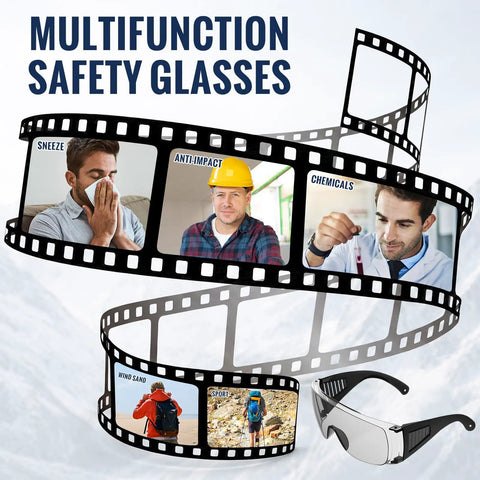 Fifty Pack Tough As Nails Safety Glasses For Crews And Jobsites Featuring Anti Fog Polycarbonate Lenses with versatile protection for various activities.