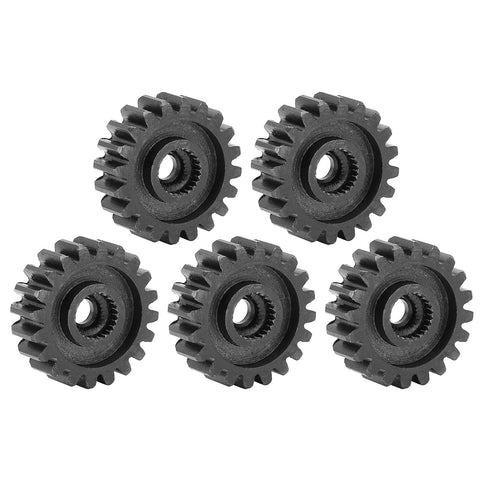 Five Pack Steel Servo Spur Gears With 24 Tooth Internal Spline Module 0.8 Durable Industrial Replacement Gears For RC Servo Motors And Precision Machinery 20T