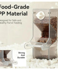 Tough As Nails No Mess Bird Cage Feeder Crack Resistant Seed Catcher with food-grade PP material for parrots.