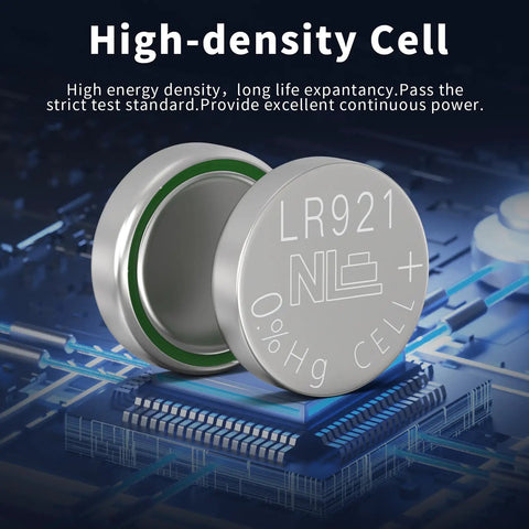 No Fuss SR920SW Watch Batteries Ten Pack Compatible With 370 371 AG6 Button Cells Deliver Steady Long Lasting Power For Your Favorite Wristwatches Mercury Free Zero Lead, showing high-density LR921 button cell.