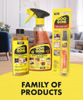 Adhesive Remover Gel Spray With Scraper 12 Oz For Glue, Stickers, Tape Residue, Gum, Grease And Wax, Citrus Cleaning Power displayed