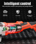 Heavy Duty 2100 W Brushless Electric Rebar Cutter With 110 Mm Blade showcasing chip control and copper motor for efficient cutting.