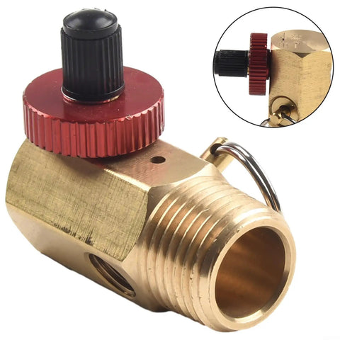 Replacement Air brass air compressor manifold with flow regulator, heavy duty design for durability and control.