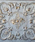 2x2 PVC Ceiling Tile In Aged White Gold For Glue Up Or Lay In Install Lightweight And Fire Rated Class A Grid Ready