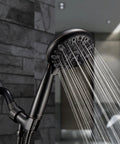Six Spray Handheld Shower Head With High Pressure Power Rain Massage Settings Shampoo Rinse Water Saving Mode